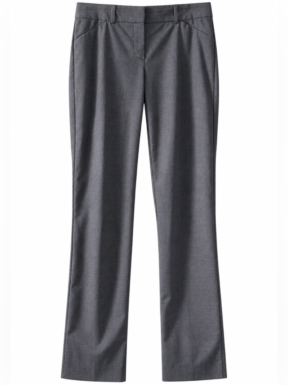 Vintage 2006 Theory Max C Tailor Wool Lycra Trousers Gray Size 4 Y2K